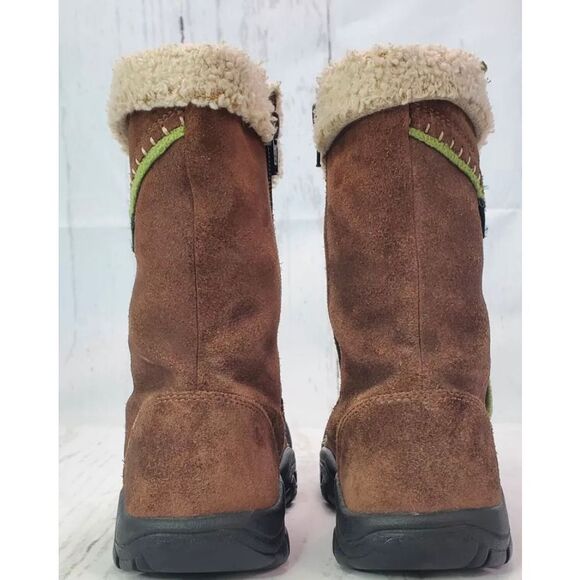 Keen Dry Suede Sherpa Lined Boots, Girls Size 13 Slip Water Resistant Side Zip U - Picture 3 of 5